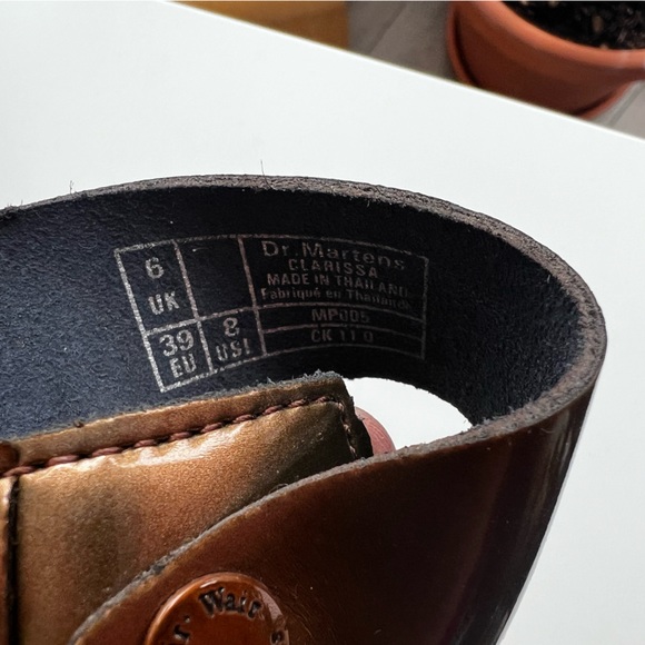 Dr Martens Clarissa platform sandle in bronze *rare limited edition, never worn - Picture 4 of 6